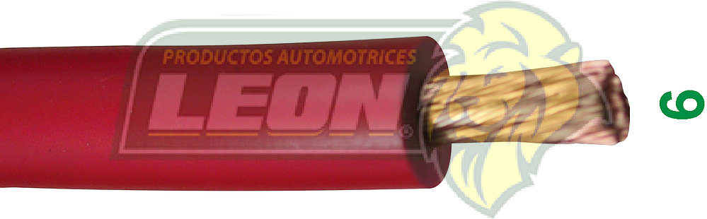 CABLE BATERIA CALIBRE 6-217H REFORZADO USO AUTOMOTRIZ (ROLLO c/10 mt.) SOBRE PEDIDO