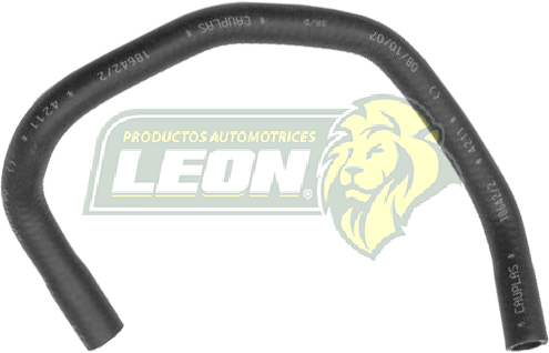 MANGUERA REFRIG. VW DERBY L4 1.8L 06-09, VAN L4 1.8L 06-09 (DEPOSITO A TUBO) (6K0121109C) Ø: 15 mm, L: 240x220 mm, LONGITUD: 510 mm