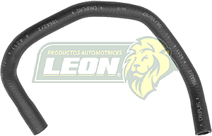 MANGUERA REFRIG. VW DERBY L4 1.8L 06-09, VAN L4 1.8L 06-09 (DEPOSITO A TUBO) (6K0121109C) Ø: 15 mm, L: 240x220 mm, LONGITUD: 510 mm