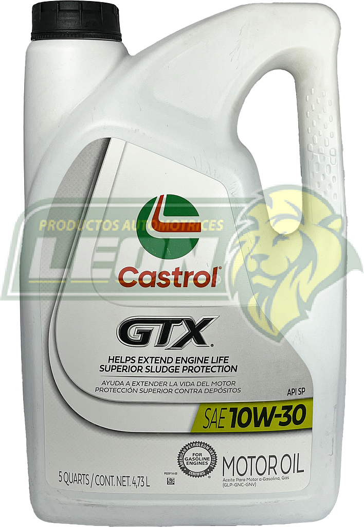ACEITE SYNTHETIC BLEND 10W30 4.73 Lt. CASTROL GTX