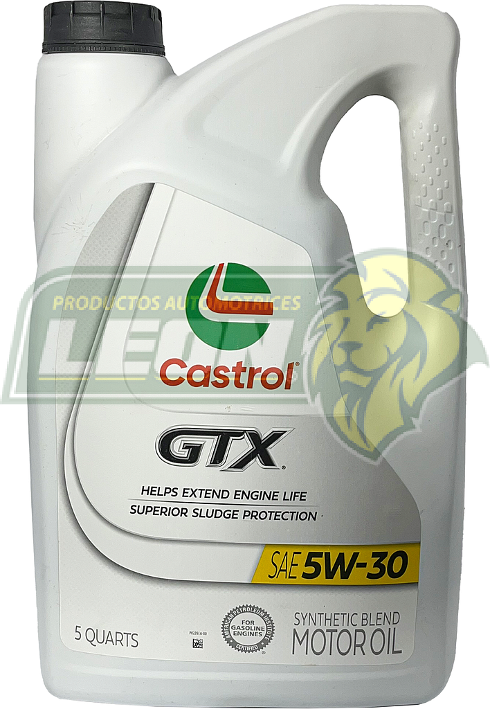 ACEITE SYNTHETIC BLEND 5W30 4.73 Lt. CASTROL GTX