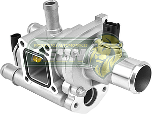 TOMA AGUA G.M. ASTRA 07-09 1.8L, AVEO 09-11 1.6L, CRUZE 11-16 1.8L, SONIC 11-17 1.6L, SONIC 11-17 1.8L, TRAX 13-20 1.8L, PONTIAC G3 2009 1.6L (INCLUYE TERMOSTATO Y SENSOR) (100-021)