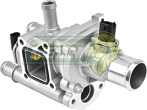 TOMA AGUA G.M. ASTRA 07-09 1.8L, AVEO 09-11 1.6L, CRUZE 11-16 1.8L, SONIC 11-17 1.6L, SONIC 11-17 1.8L, TRAX 13-20 1.8L, PONTIAC G3 2009 1.6L (INCLUYE TERMOSTATO Y SENSOR) (100-021)