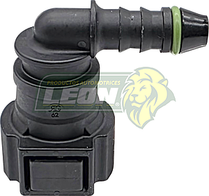 CONECTOR FILTRO GASOLINA 90° Ø: 9.49 (ID6)