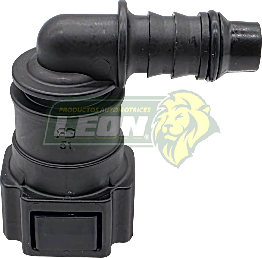 CONECTOR FILTRO GASOLINA 90° Ø: 9.89 (ID8)