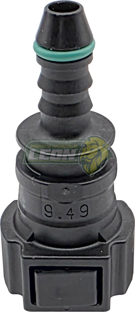 CONECTOR FILTRO GASOLINA RECTO, 180° Ø: 9.49 (ID6)