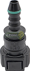 CONECTOR FILTRO GASOLINA RECTO, 180° Ø: 9.49 (ID6) (120-612)
