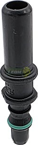 CONECTOR FILTRO GASOLINA RECTO, COPLE Ø: 9.89 (ID6) (120-620)