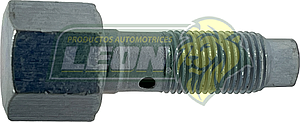 TORNILLO HEXAGONAL FRENO PURGADOR FORD, UNIVERSAL R.D. 10x1.0x45.30 mm, LL: 16 mm (HO273M)