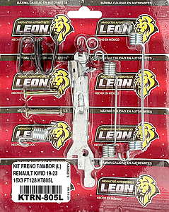 KIT FRENO TAMBOR (L) RENAULT KWID 19-23 16X3 FT128 KT805L