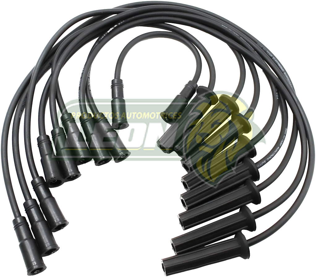 JUEGO DE CABLE BUJIA G.M. SILVERADO, SUBURBAN V8 5.7L, VORTEC 96-04, GMC SIERRA (EPDM 8MM)