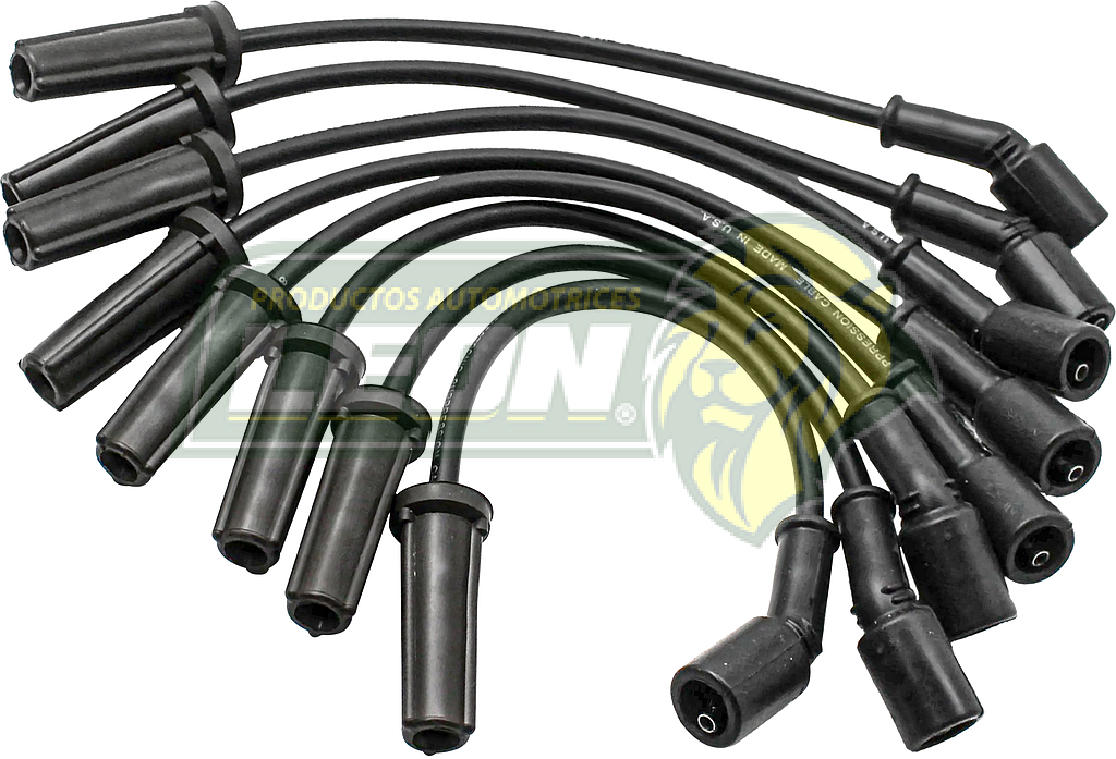 JUEGO DE CABLE BUJIA G.M. SILVERADO, GMC YUKON V8 4.8L, 5.3L, 6.0L 99-07, GMC SIERRA  EPDM 8MM