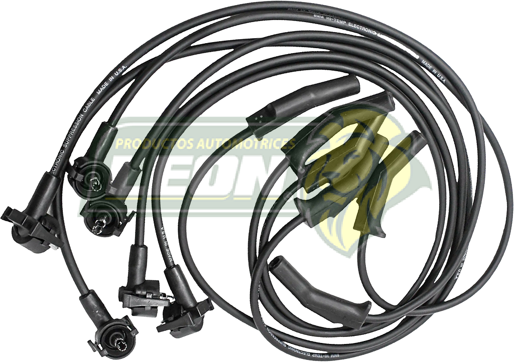 JUEGO DE CABLE BUJIA FORD PICK UP F-150, E-150 ECONOLINE V6 4.2L (256) 97-00 (EPDM 8MM)