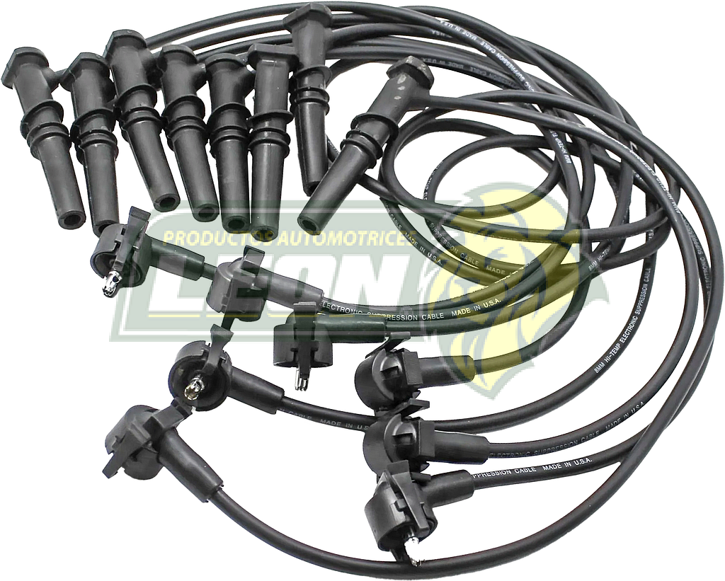 JUEGO DE CABLE BUJIA MERCURY GRAND MARQUIS 92-98, FORD F-150, F-250 97-99, V8 4.6L (281) (EPDM 8MM)