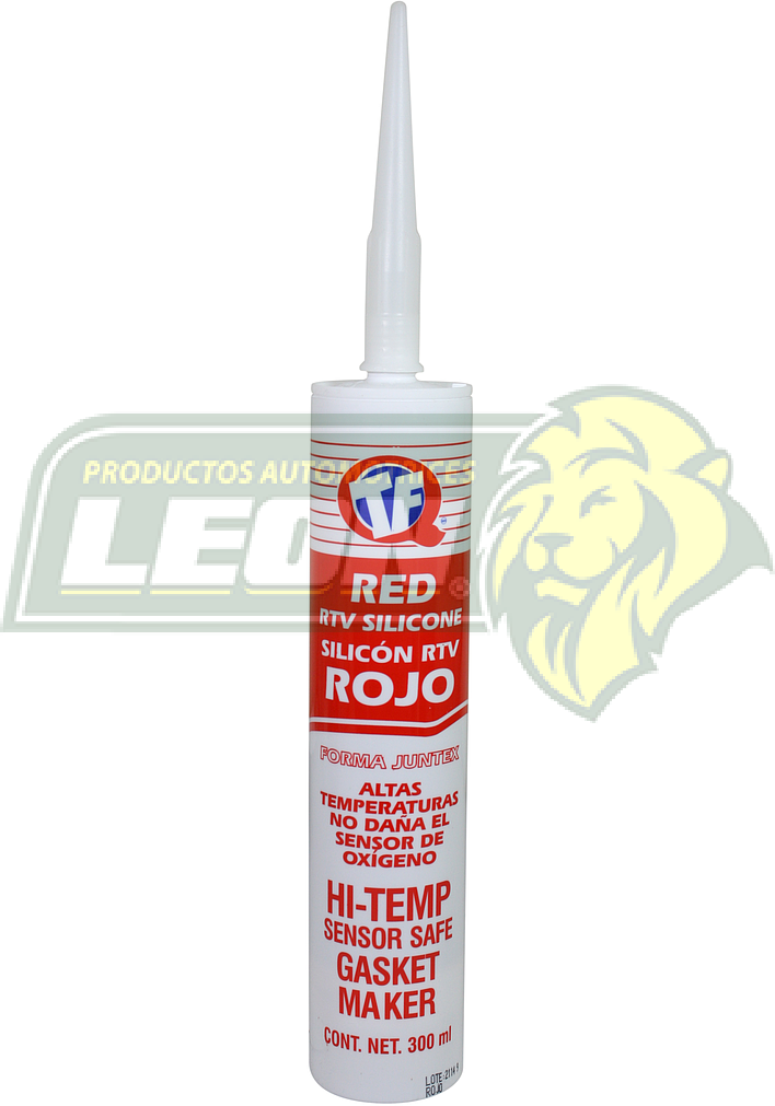 SILICON ROJO CARTUCHO 300 ml