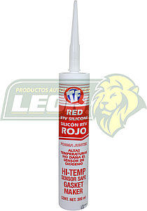 SILICON ROJO CARTUCHO 300 ml