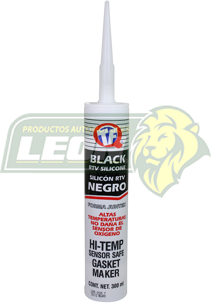 SILICON NEGRO CARTUCHO 300 ml