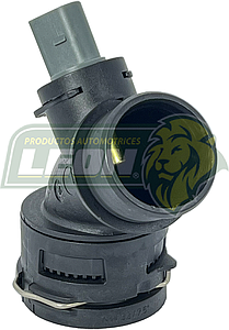 CONECTOR RADIADOR INFERIOR VW TOUAREG 3.6L 07-10, AUDI Q7 3.6L 07-10, PORSCHE CAYENNE 3.6L 08-10 PLASTICO (120-327)