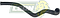 MANGUERA REFRIG. VW GOLF A3 L4 1.8L 93-95, JETTA A3 L4 1.8 1996, CABRIO L4 2.0L 1995 M. BENZ L4 2.0 1996 (A DEPOSITO DE ANTICONGELANTE) (1H0121109A) Ø: 15 mm, L: 100x350 mm, LONGITUD: 450 mm