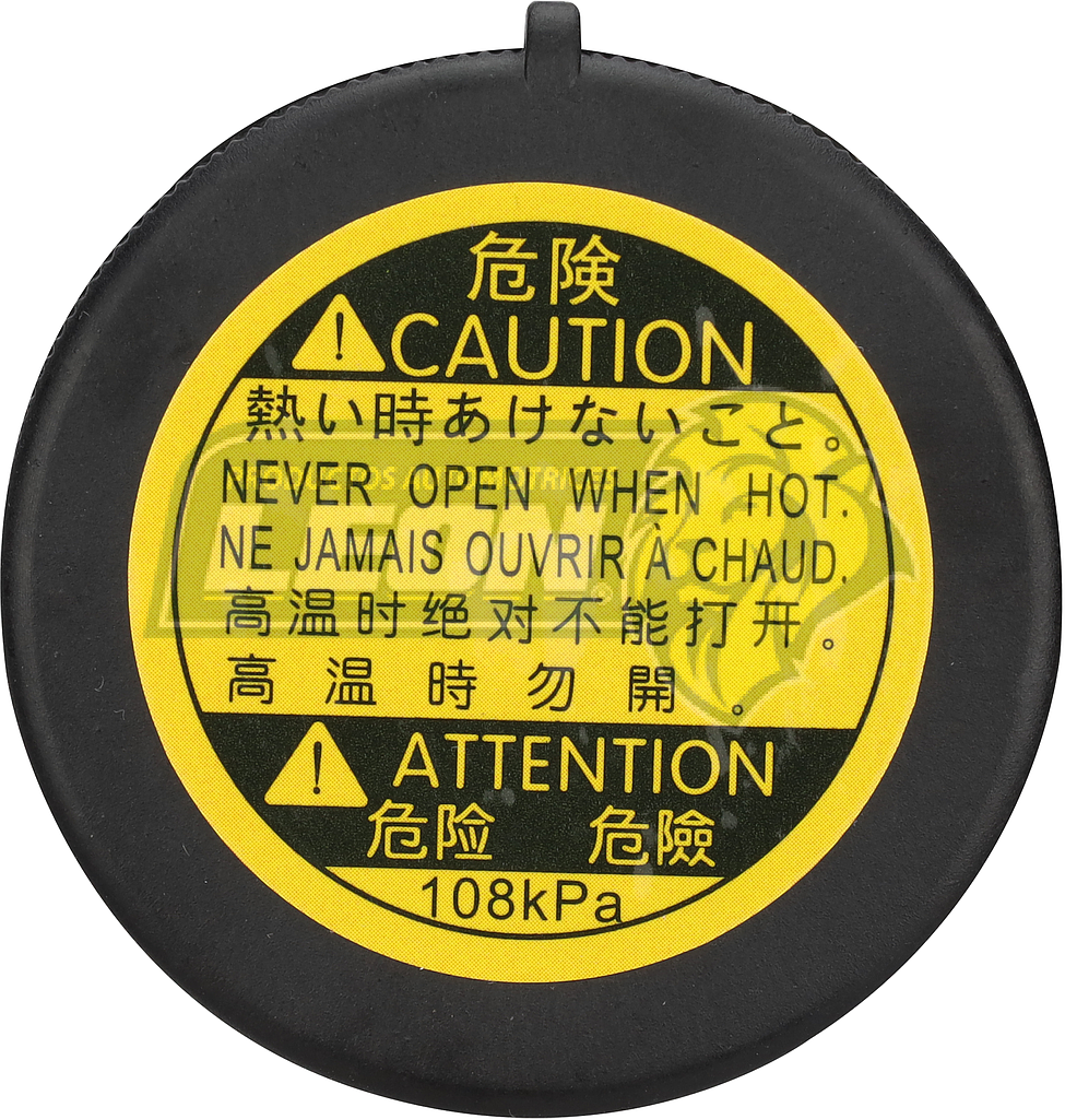 TAPON DEPOSITO ANTICONGELANTE TOYOTA HIACE 06-19 2.7L, RAV4 13-18 2.5L, RAV4 09-12 3.5L, PRIUS 10-20 1.8L, PRIUS C 12-21 1.5L, CAMRY 12-24 2.5L, CAMRY 12-17 3.5L, COROLLA 20-24 2.0L, HIGHLANDER 14-19 3.5L 19 Lbs. (108 Kpa.) (710019) BRUCK