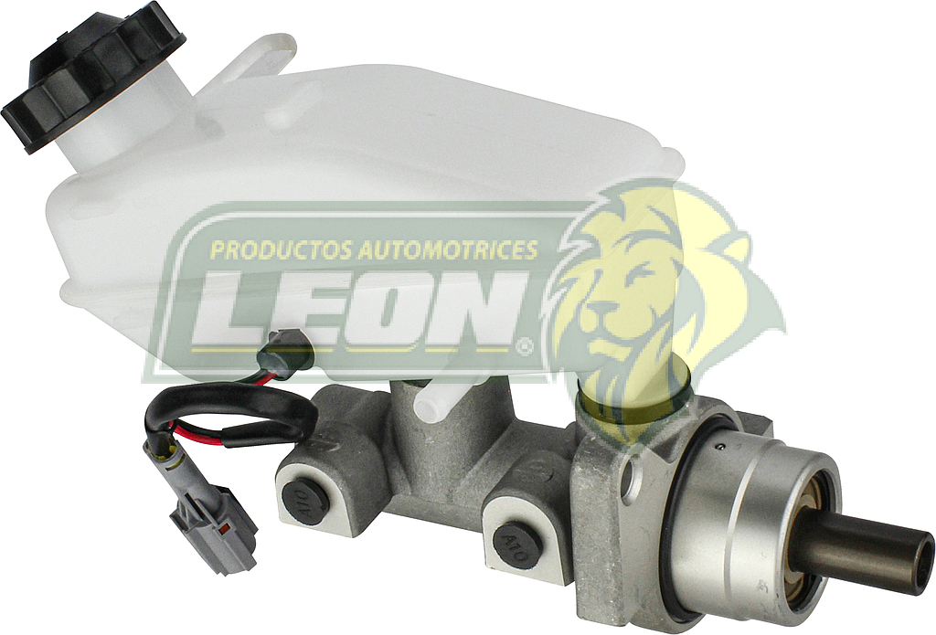 CILINDRO FRENO PRINCIPAL G.M. AVEO 08-11 1.6L, G3 07-09 1.6L ABS TRANSMISION AUTOMATICA ALUMINIO (c/DEPOSITO)