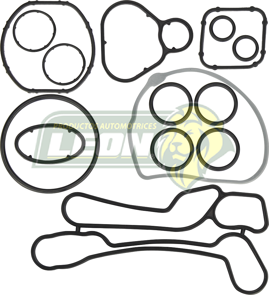 JUNTAS ENFRIADOR DE ACEITE G.M. ASTRA 1.8L 07-09, AVEO 1.6L 09-11, CRUZE 1.8L 11-16, SONIC 1.6L 11-17, SONIC 1.8L 11-17, TRAX 1.8L 13-20, PONTIAC G3 1.6L 2009 (55354071, 55353319, 55353321, 200-001) BRUCK