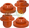 SOPORTE RADIADOR NISSAN MARCH 12-19, NOTE 13-19, VERSA 12-19, MARCH ACTIVE 14-24 “COMPLETO” (JGO. c/4 pzas)