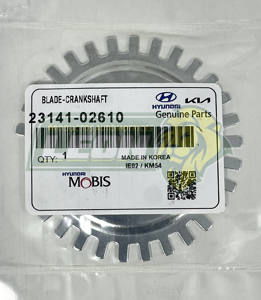 LAINA ENGRANE o CUCHILLA CIGUEÑAL HYUNDAI ATOS 1.0, 1.1L 98-16 “RELUCTOR” ORIGINAL