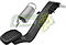 PEDAL CLUTCH G.M. SPARK 12-16, BEAT 12-16 “DE BOMBA HIDRÁULICA” (INCLUYE PERNO Y RESORTE)