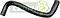 MANGUERA RAD. INF. NISSAN SENTRA B14 L4 1.6L 97-99 (DOBLE BOCA) (21503F4300, 1657211210) Ø: 25x32 mm, L: 130x360 mm, LONGITUD: 560 mm