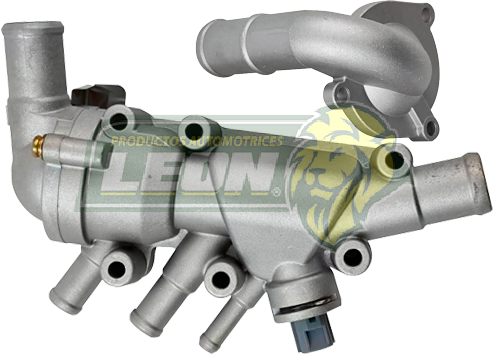 TOMA AGUA FORD FIESTA 1.6L 02-10, IKON 1.6L 01-07, KA 1.6L 01-08, COURIER 1.6L 01-10 SENSOR Y TERMOSTATO INCLUIDO (M2S6G8A586D1C, TA2999S) (100-232)