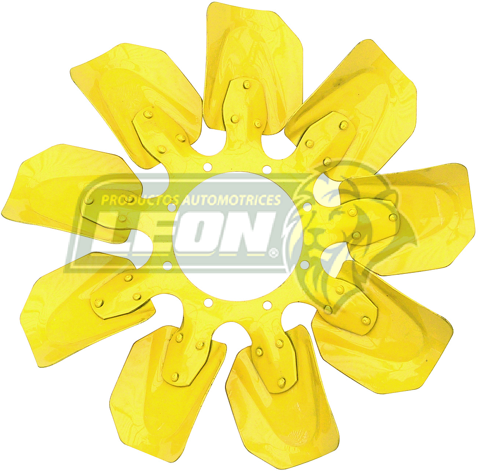 VENTILADOR ALUMINIO G.M. BLAZER, S10, MAZDA, FORD RANGER 98Æ 9 ASPAS (L)