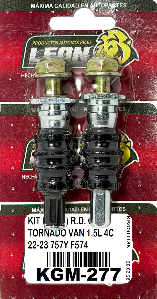 KIT F.D. (1) R.D. G.M. TORNADO VAN 1.5L 4C 22-23 757Y F574 (KC277)