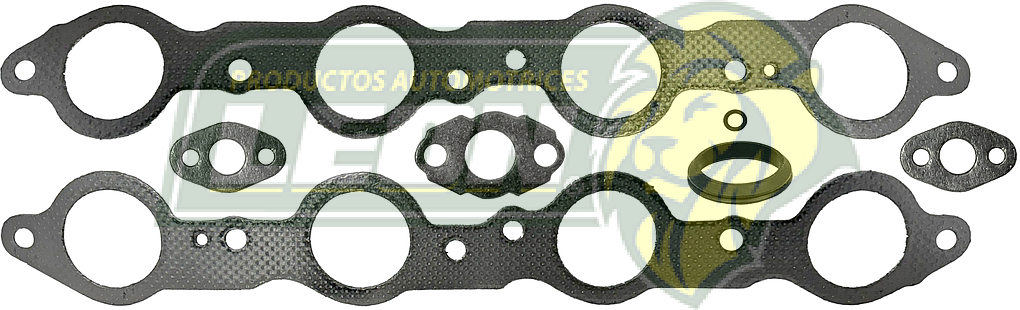 JUNTA MULTIPLE DE ESCAPE G.M. SUBURBAN V8 6.0L 16-20, EXPRESS 8V 15-17, CHEYENNE V8 5.3L 2016, SILVERADO V8 5.3L 2016, CORVETTE V8 7.0L 2013, TAHOE 5.3L 13-14, GMC SAVANA V8 6.0L 2020, MITSUBISHI CANTER V8 6.0L 2019, CADILLAC ESCALADE V8 6.2L 15-16 (JUEGO)