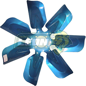 VENTILADOR ALUMINIO POLEA TERMICA FORD, G.M. 7 ASPAS (L)