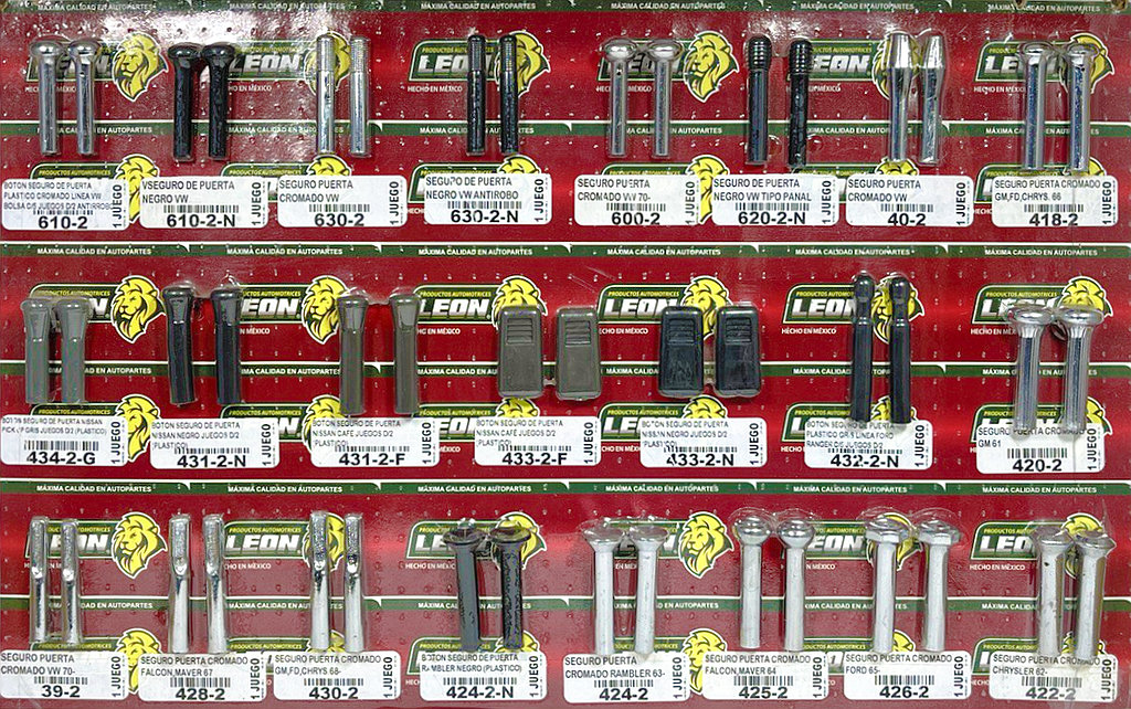 MUESTRARIO SEGURO DE PUERTA