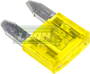 FUSIBLE TIPO CLAVIJA MINI AMARILLO 20A = MIN20