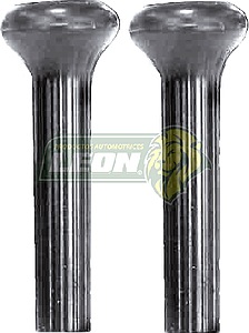 SEGURO o BOTON DE PUERTA G.M. CROMADO T/O CABEZA DE GOTA (JGO. c/2 pz.)