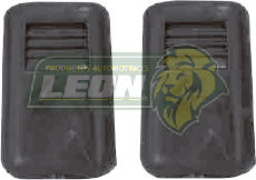 SEGURO o BOTON DE PUERTA NISSAN TSURU I, II PLASTICO NEGRO T/O CABEZA CUADRADA (JGO. c/2 pz.)
