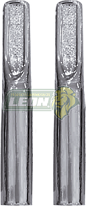 SEGURO o BOTON DE PUERTA G.M., FORD CROMADO T/O ANTIRROBO T/O LISO (JGO. c/2 pz.)