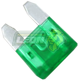 FUSIBLE DE CLAVIJA MINI 30 AMP. VERDE (MINIMO 200 PZA)