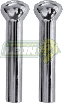 SEGURO o BOTON DE PUERTA FORD CROMADO T/O CABEZA DE GOTA (JGO. c/2 pz.)