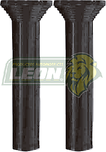 SEGURO o BOTON DE PUERTA V.A.M. RAMBLER NEGRO T/O CABEZA CONICA (JGO. c/2 pz.)