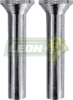 SEGURO o BOTON DE PUERTA V.A.M. RAMBLER CROMADO T/O CABEZA CONICA (JGO. c/2 pz.)