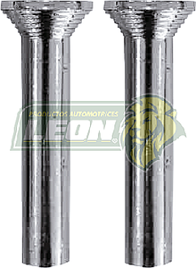 SEGURO o BOTON DE PUERTA V.A.M. RAMBLER CROMADO T/O CABEZA CONICA (JGO. c/2 pz.)