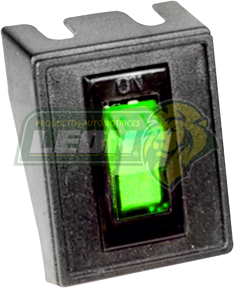 SWITCH D/TECLA C/LUZ VERDE P/FAROS