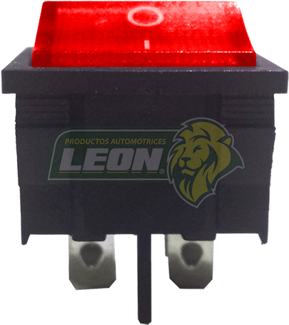 SWITCH TECLA SEMI CUADRADO 2.1x2.4 4T. ROJO