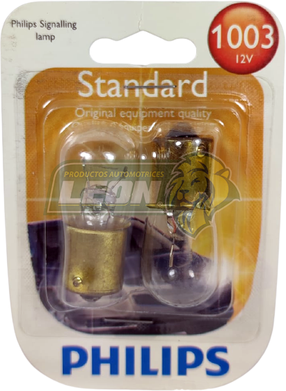 FOCO 1003 12W 12V BA15S 1 POLO BASE LATON (12403) PHILIPS