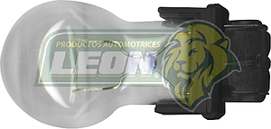 FOCO C/BASE DE PLASTICO PELLIZCO 12V 1 POLO