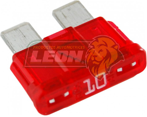 FUSIBLE CLAVIJA 10 AMP ROJO